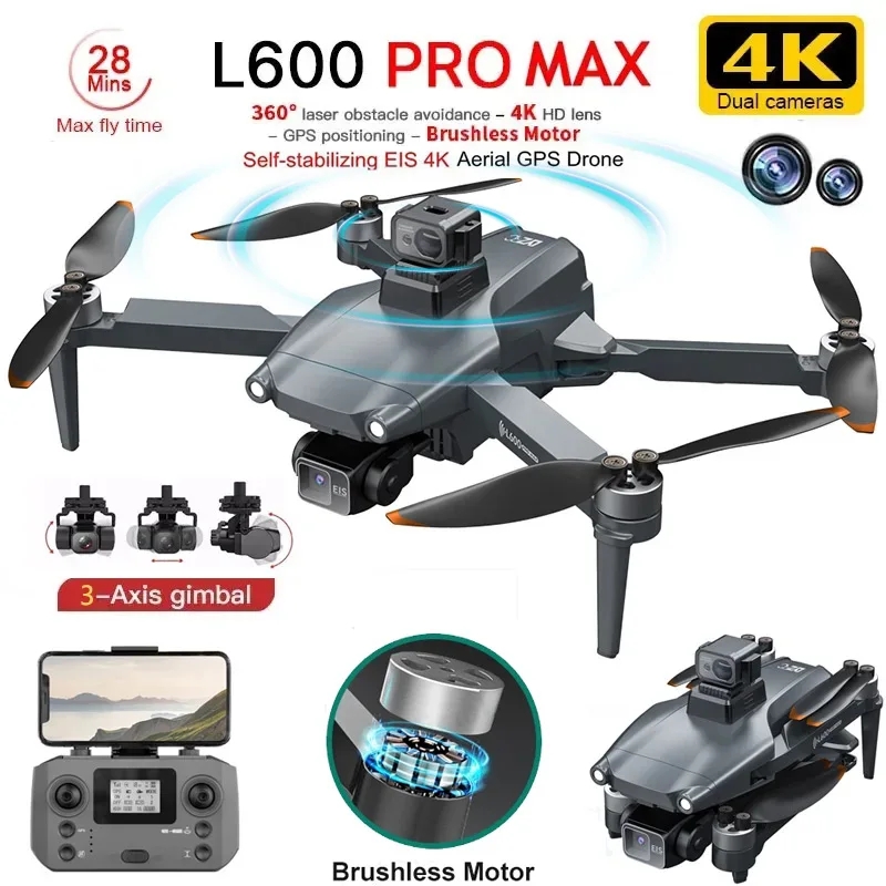 Drone Camera Professional - L600 PRO MAX GPS 드론 전문