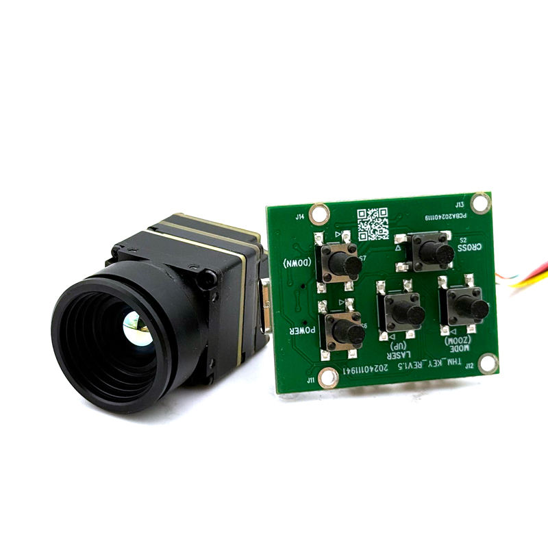 Drone Camera Thermal - CVBS 아날로그 인터페이스 열화상 카메라 모듈