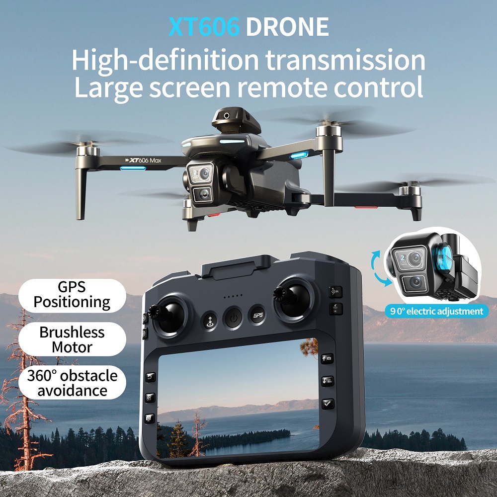 XT606 MAX 3 배터리 드론 4k 8K HD 전문 - Drone Camera Professional 리뷰 및 가격