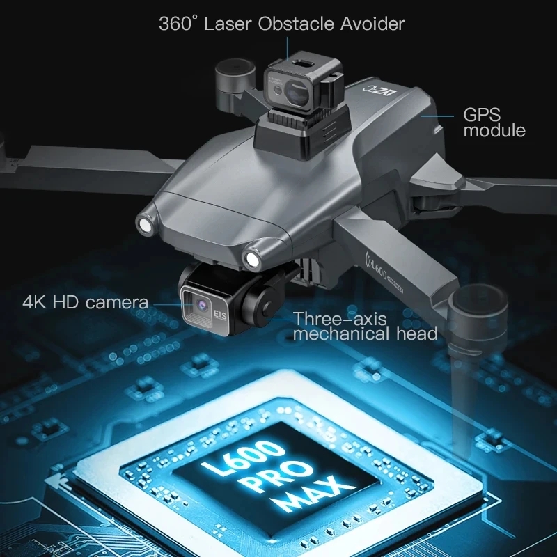 L600 PRO MAX GPS 드론 전문 4K 3축 P - Drone Camera Professional 리뷰 및 가격